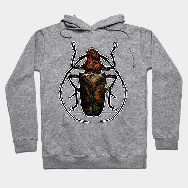 Dark Stone Beetle Hoodie by crunchysqueak